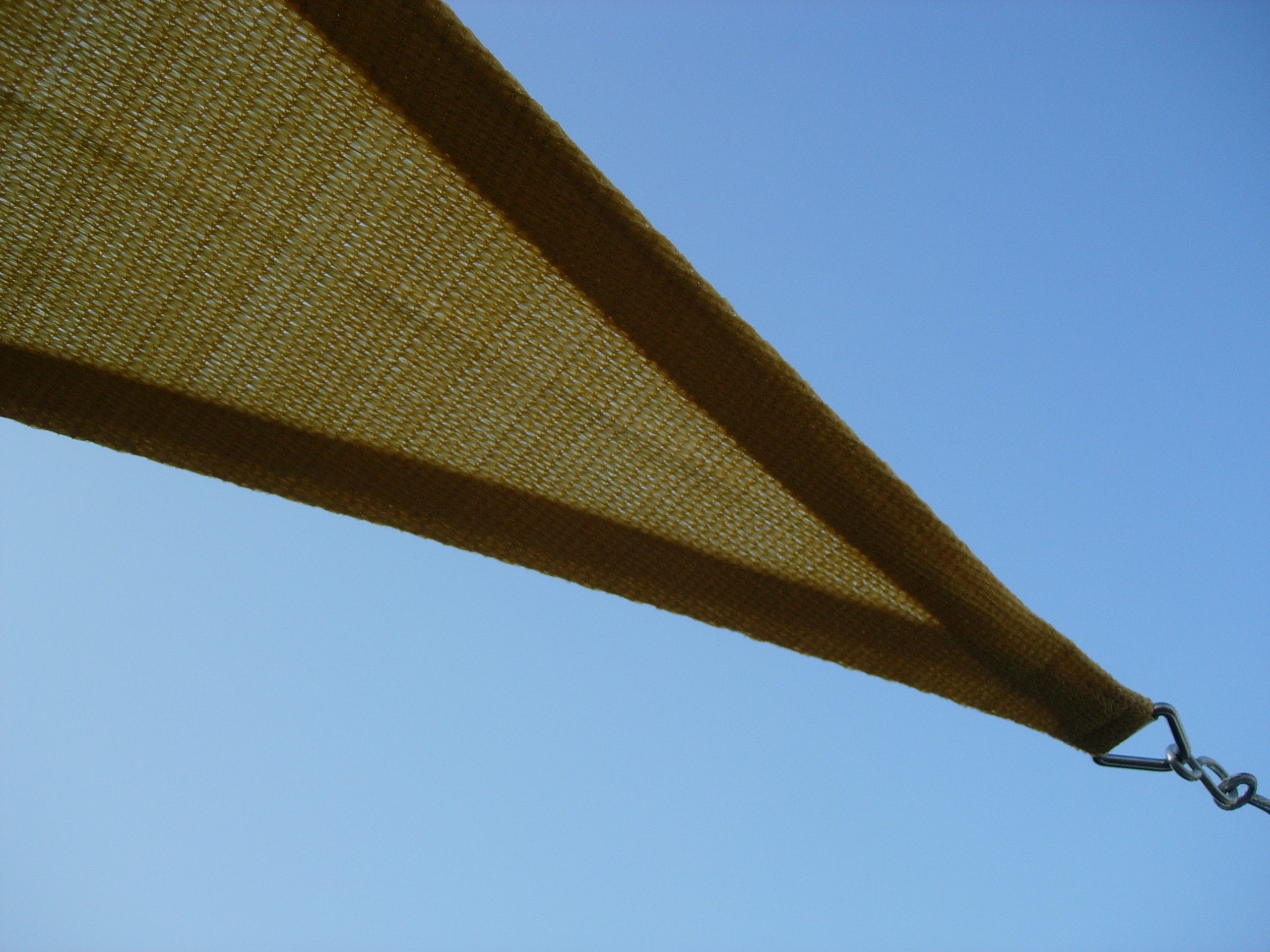 Tende, Arelle in Canne di Bamboo: Tenda a Vela Triangolare Ombreggiante per  Arredo Giardino Esterno 5 x 5 x 5 metri